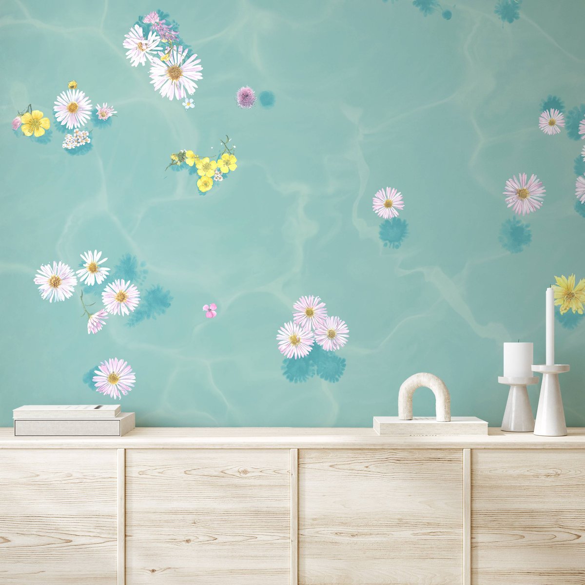 Floral Bath Blue | Sian Zeng Floral Bath Blue | Sian Zeng