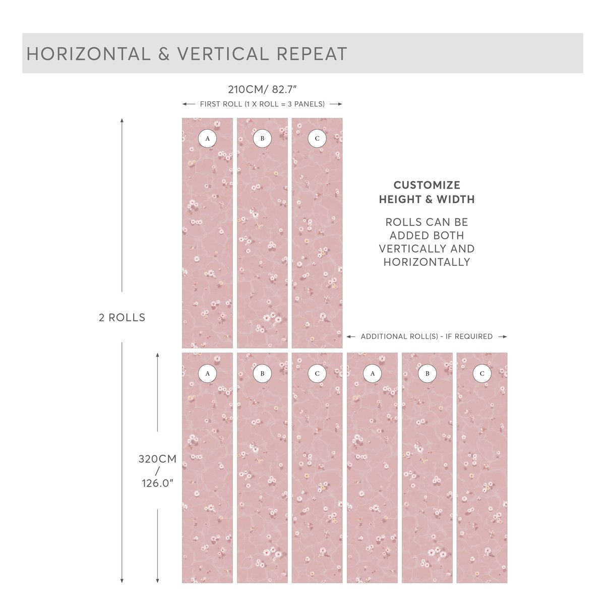 Floral Bath Blush Wallpaper | SIAN ZENG Floral Bath Blush Wallpaper | SIAN ZENG