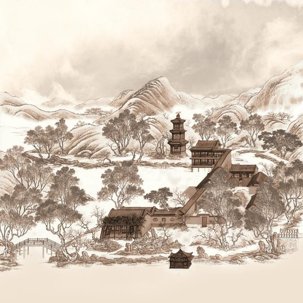Honpo IM | Paradise | Traditional Asian Landscape Honpo IM | Paradise | Traditional Asian Landscape