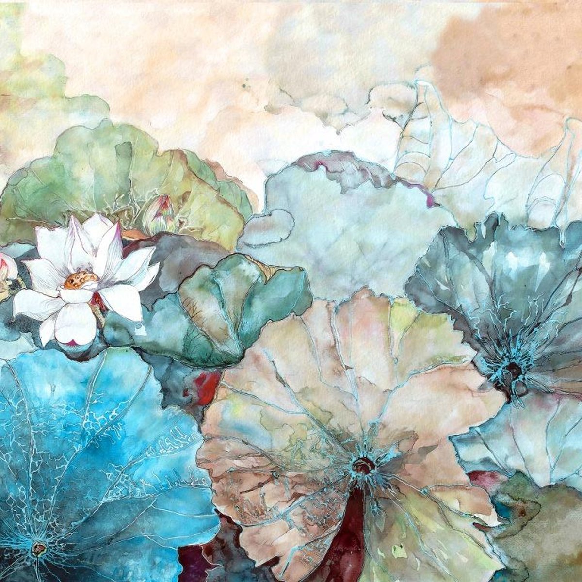 Honpo IM | Paradise | Watercolor Lotus Dream Honpo IM | Paradise | Watercolor Lotus Dream