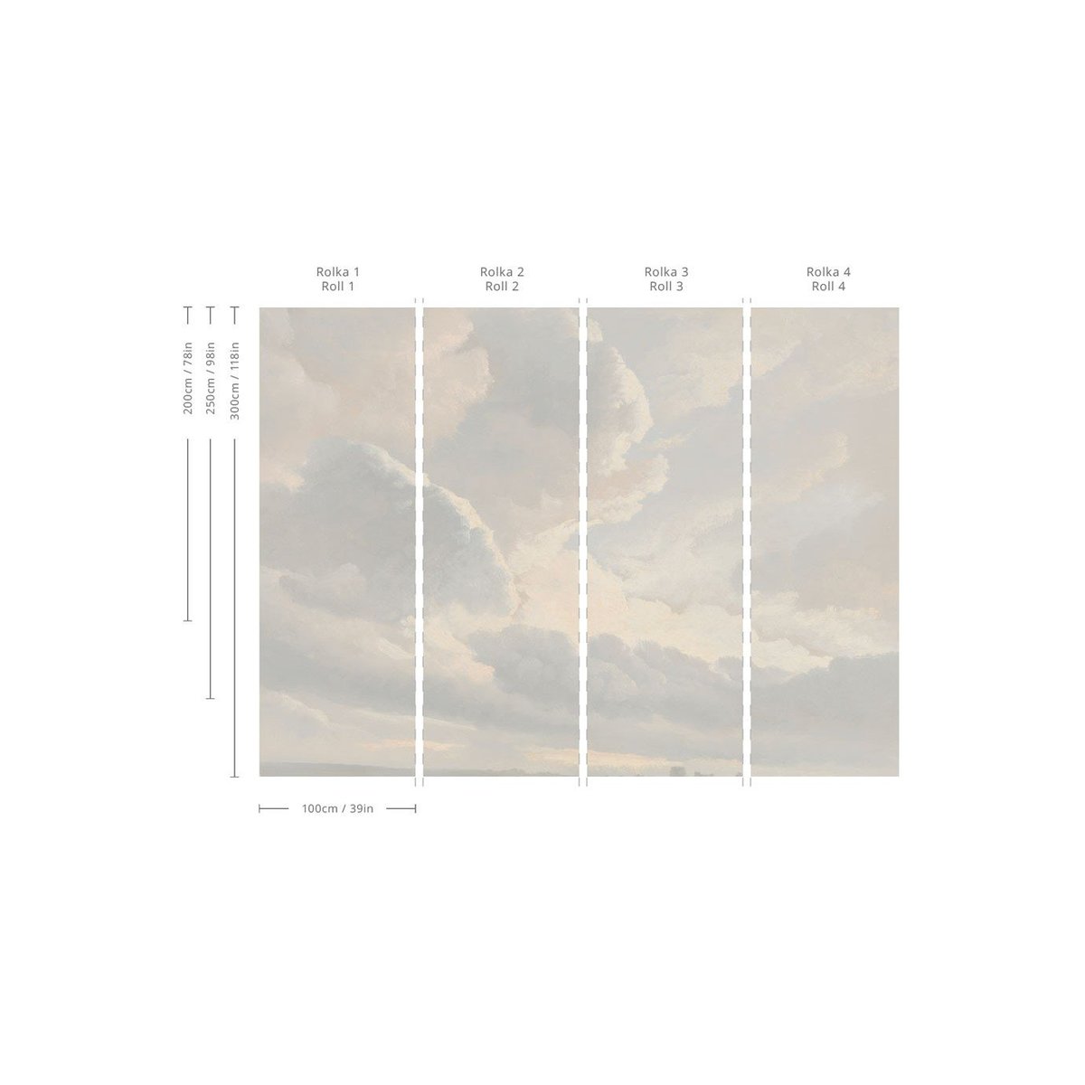 Wallcolors | Cloudy sky Wallcolors | Cloudy sky