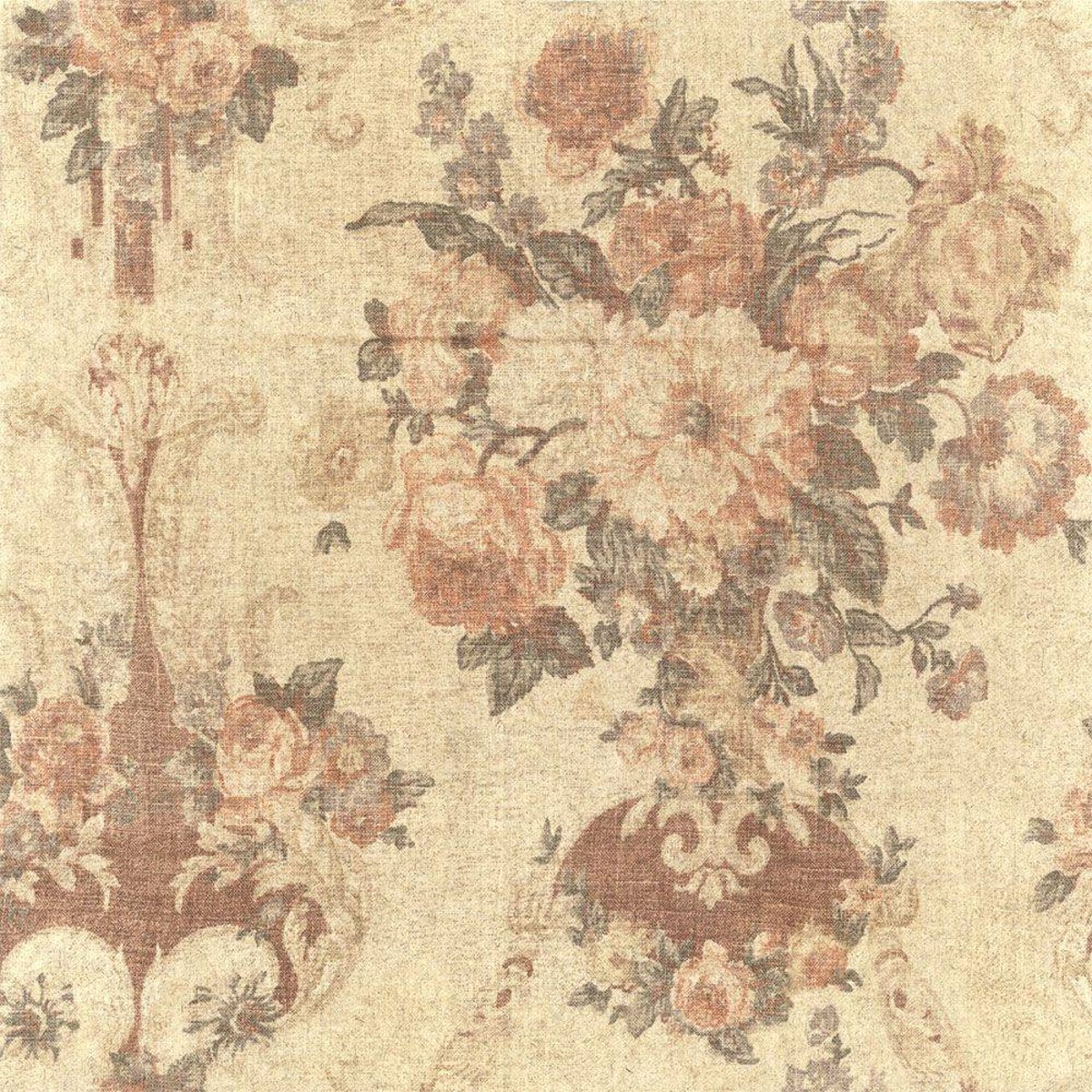 FLAX WALLPAPER | Antique Flower | FWP-AFW-01 FLAX WALLPAPER | Antique Flower | FWP-AFW-01