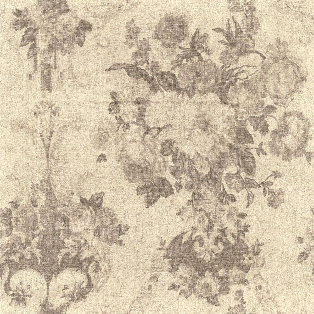 FLAX WALLPAPER | Antique Flower | FWP-AFW-03 FLAX WALLPAPER | Antique Flower | FWP-AFW-03