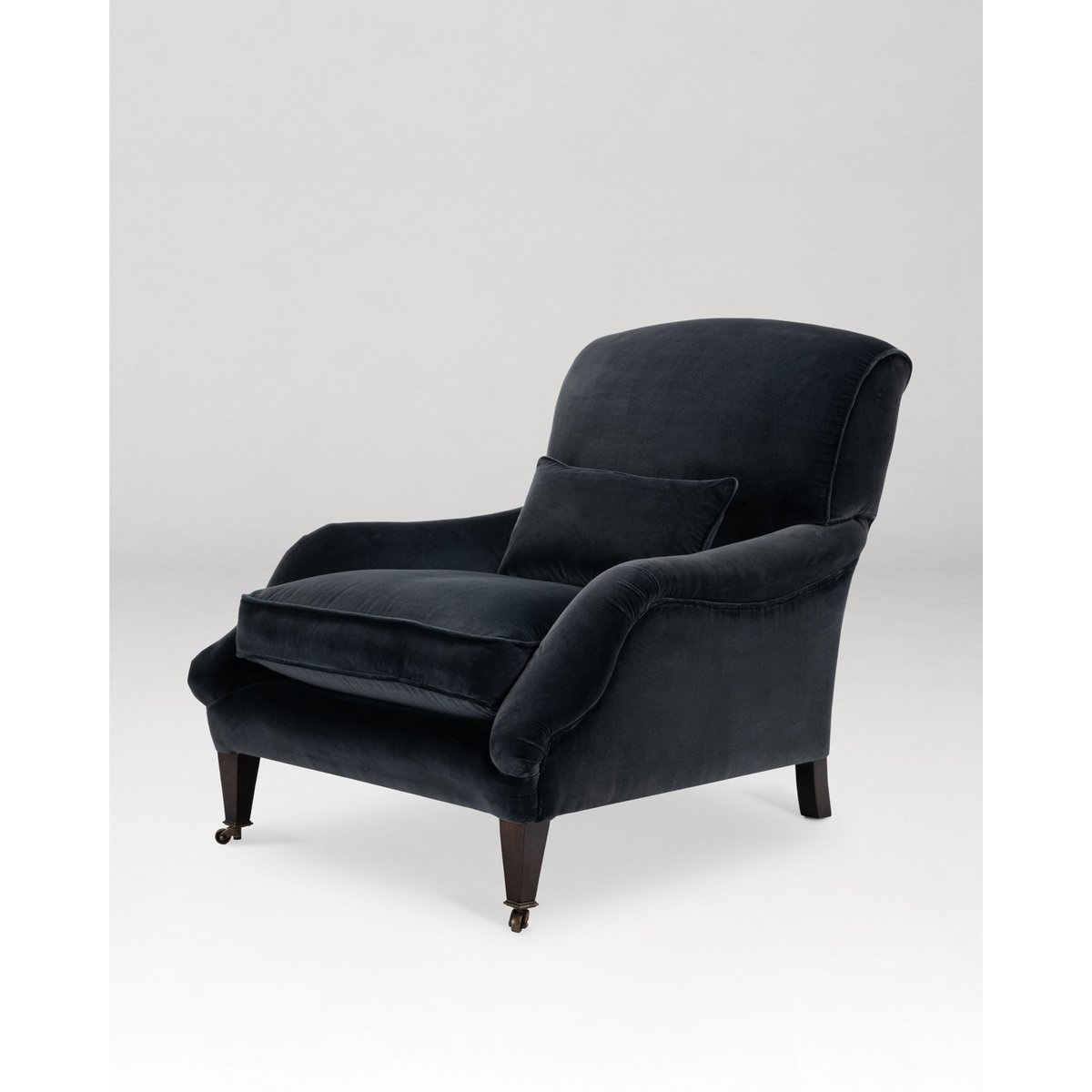 MINDTHEGAP | LA DOLCE VITA | WINSTON CHAIR | CHARCOAL cotton velvet MINDTHEGAP | LA DOLCE VITA | WINSTON CHAIR | CHARCOAL cotton velvet